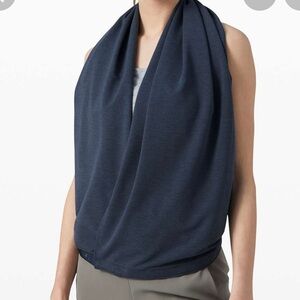 NWT Lululemon Vinyasa Scarf *Rulu Heathered Hero Blue